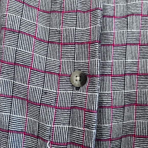 Columbia Holly Hideaway Plaid Flannel Shirt Dress Belted Women's Medium - Picture 12 of 12